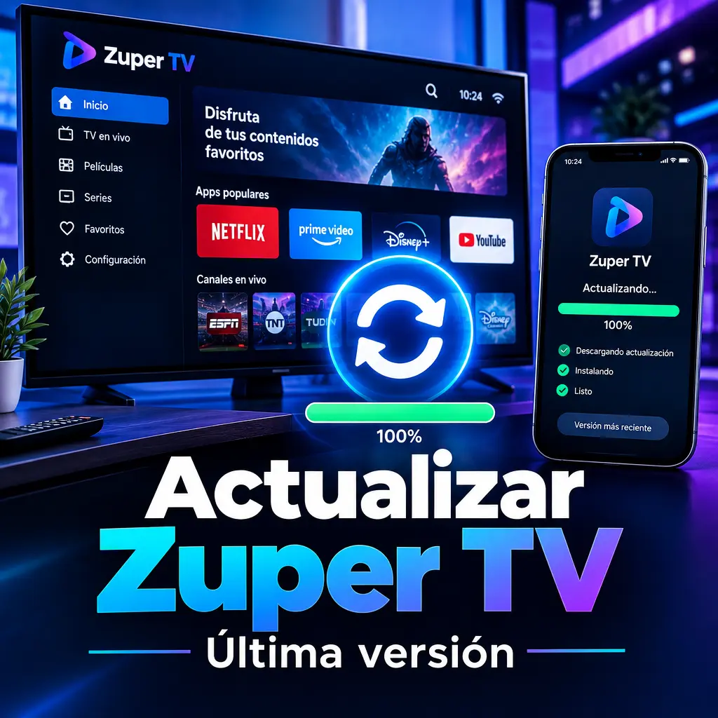 Cómo actualizar Zuper TV a la última versión